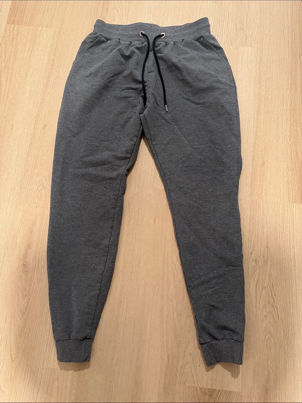 Men's Charcoal Gray Jogger Sweatpants - Comfortable Everyday Fit